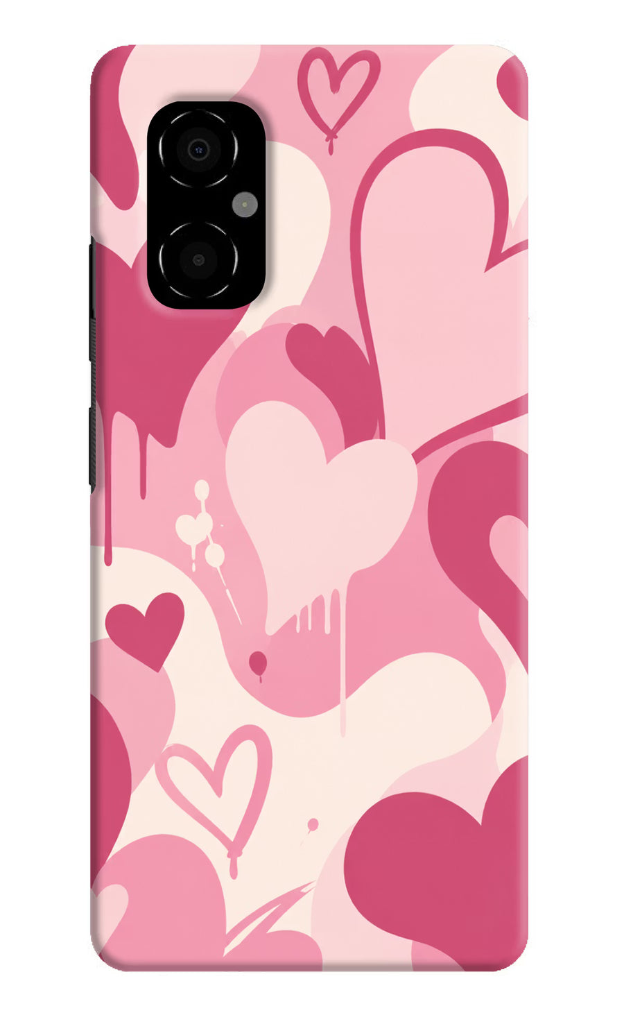 Hearty case Poco M4 5G Back Cover, Hard case
