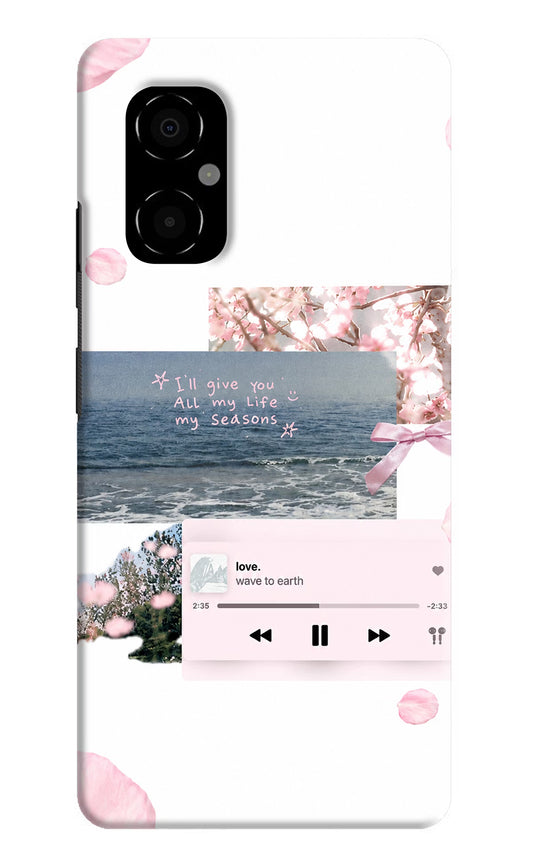 Wave to earth Poco M4 5G Back Cover