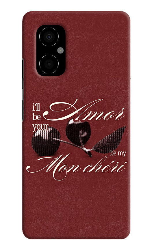 Velvet Cherry Poco M4 5G Back Cover