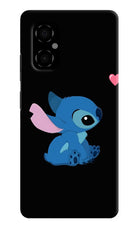 Stitch Crush Poco M4 5G Hard Case Back Cover by Casekaro