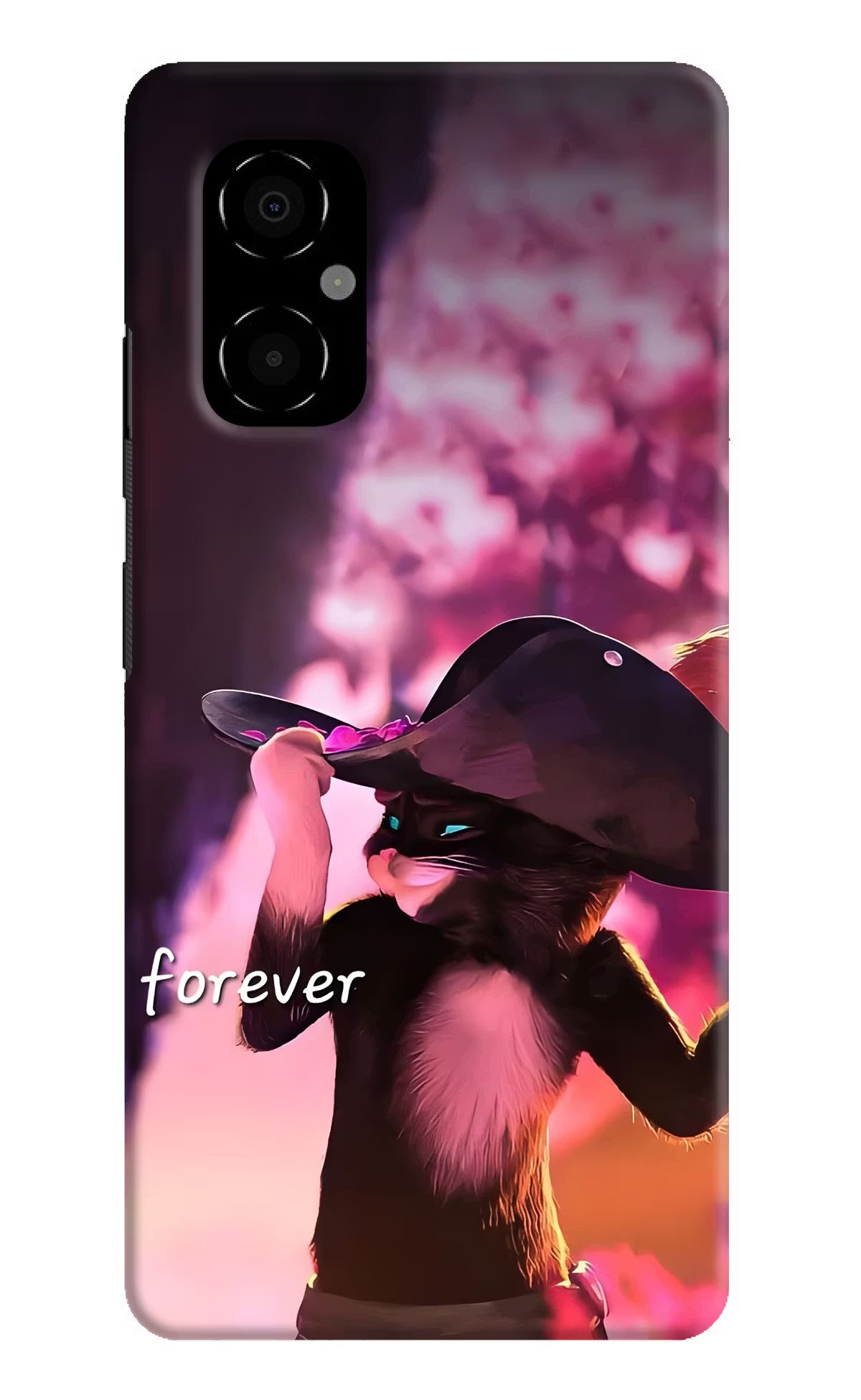 Forever Cat Poco M4 5G Back Cover