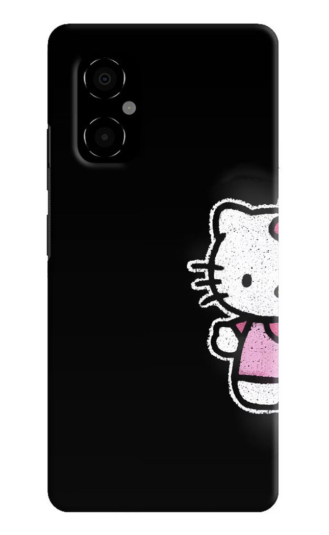 Kitty Charm Poco M4 5G Hard Case Back Cover by Casekaro