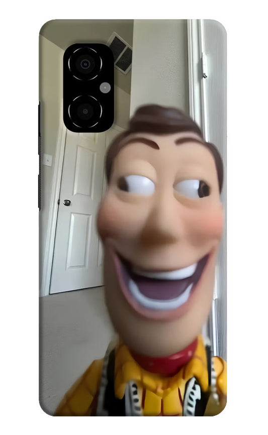 Side Eye Woody Poco M4 5G Hard Case Back Cover by Casekaro