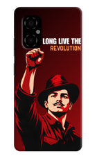 Bhagat Singh Revolution Poco M4 5G Hard Case Back Cover by Casekaro