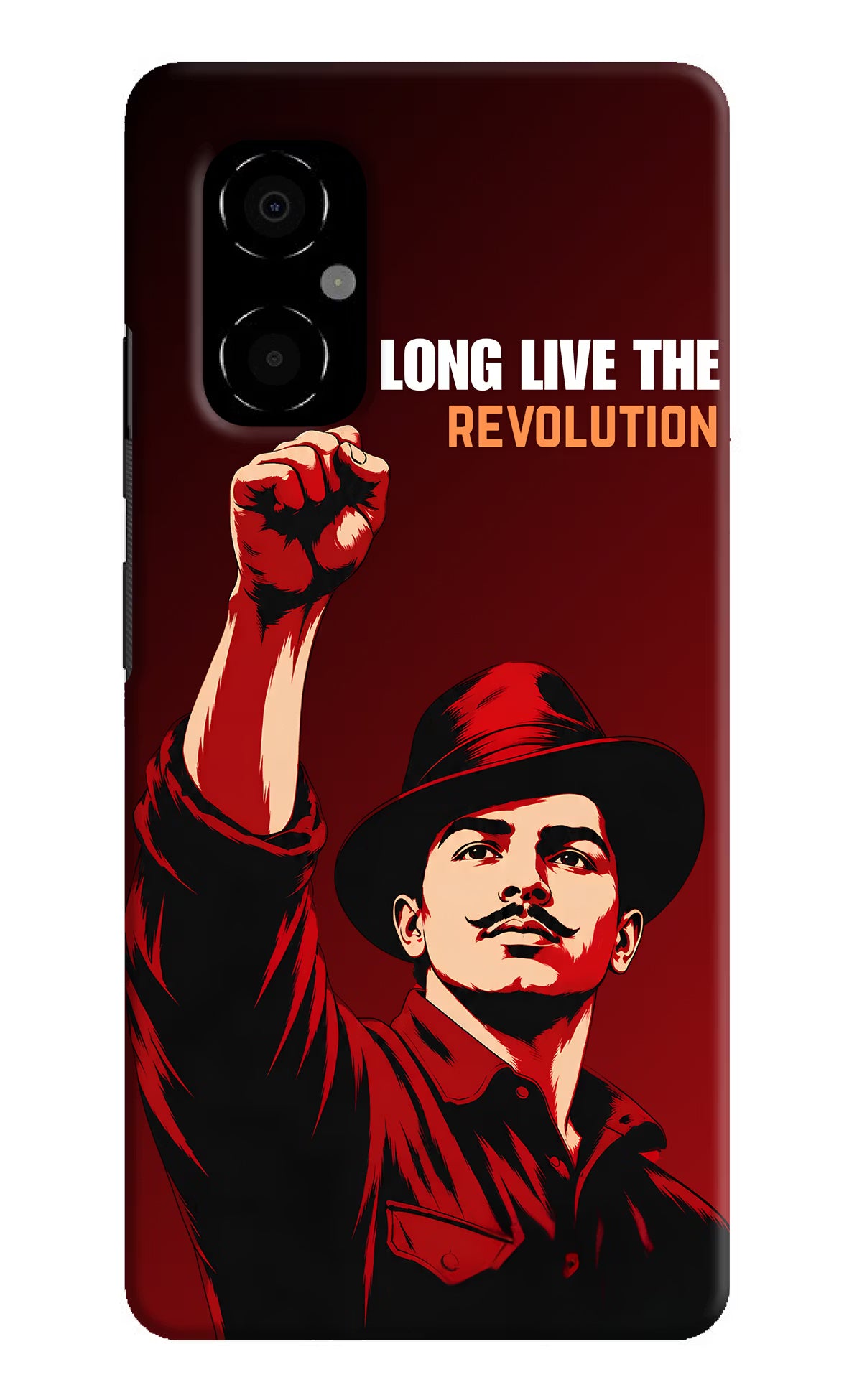 Bhagat Singh Revolution Poco M4 5G Back Cover