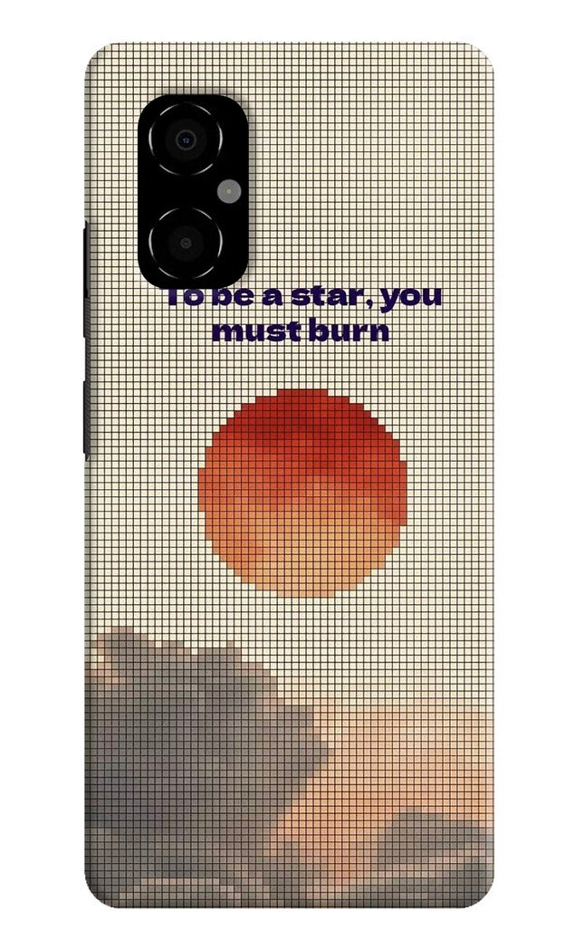 Pixel Sun Poco M4 5G Hard Case Back Cover by Casekaro