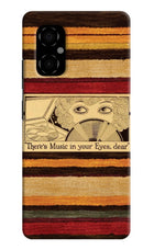 Vinyl Stripes Poco M4 5G Back Cover