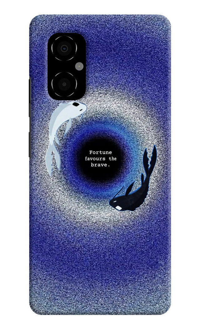 Dark Koi Poco M4 5G Hard Case Back Cover by Casekaro