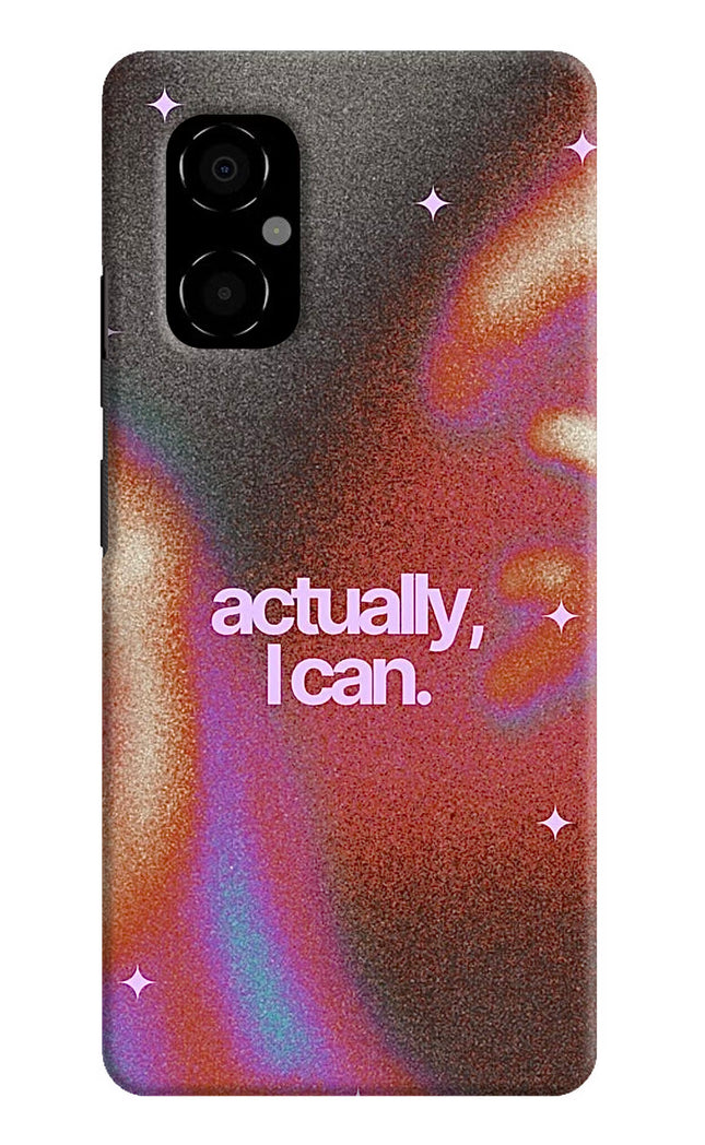 Pink Aura Poco M4 5G Hard Case Back Cover by Casekaro