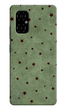 Green Stars Poco M4 5G Hard Case Back Cover by Casekaro