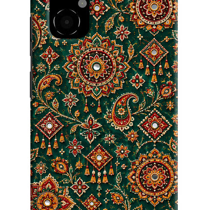 Green Pataka Poco M4 5G Hard Case Back Cover by Casekaro