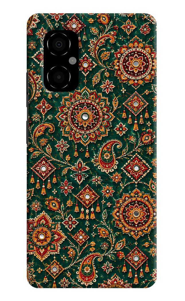 Green Pataka Poco M4 5G Hard Case Back Cover by Casekaro