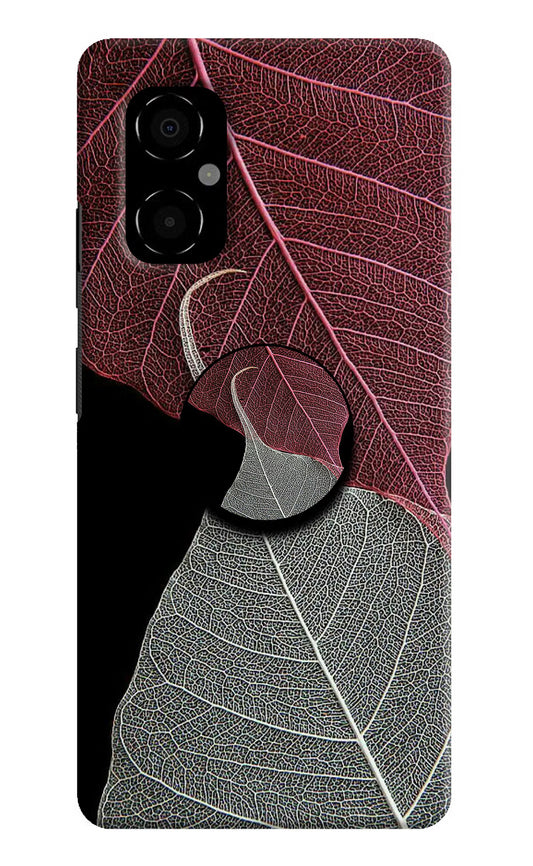 Leaf Pattern Poco M4 5G Pop Case by Casekaro