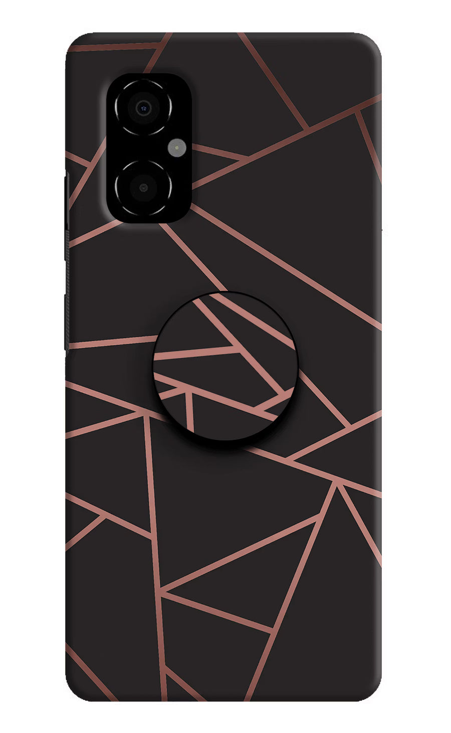 Geometric Pattern Poco M4 5G Pop Case, Hard case