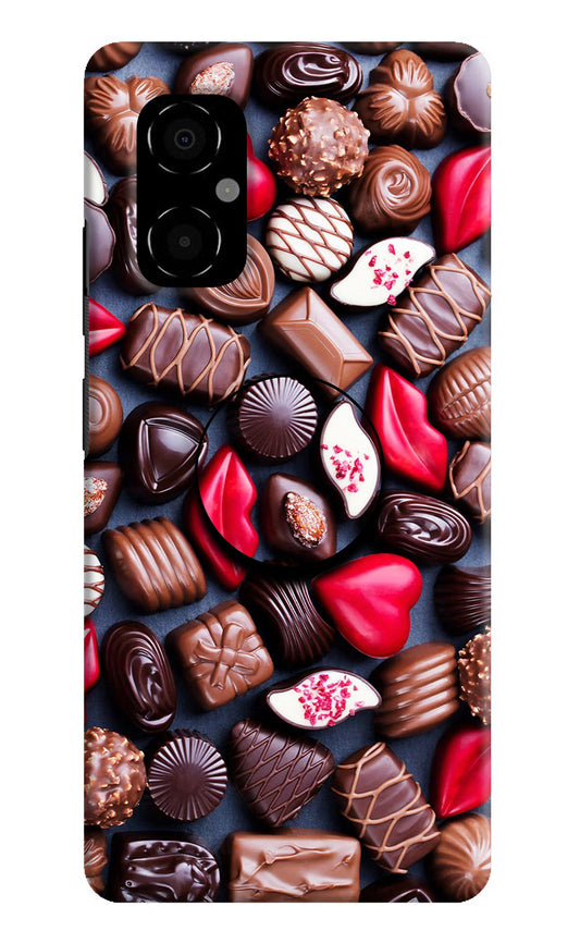 Chocolates Poco M4 5G Pop Case by Casekaro