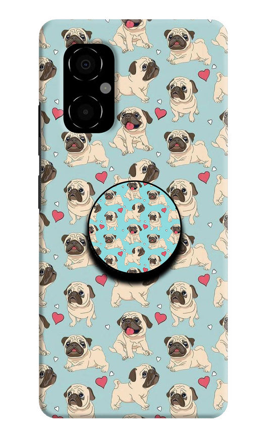 Pug Dog Poco M4 5G Pop Case by Casekaro