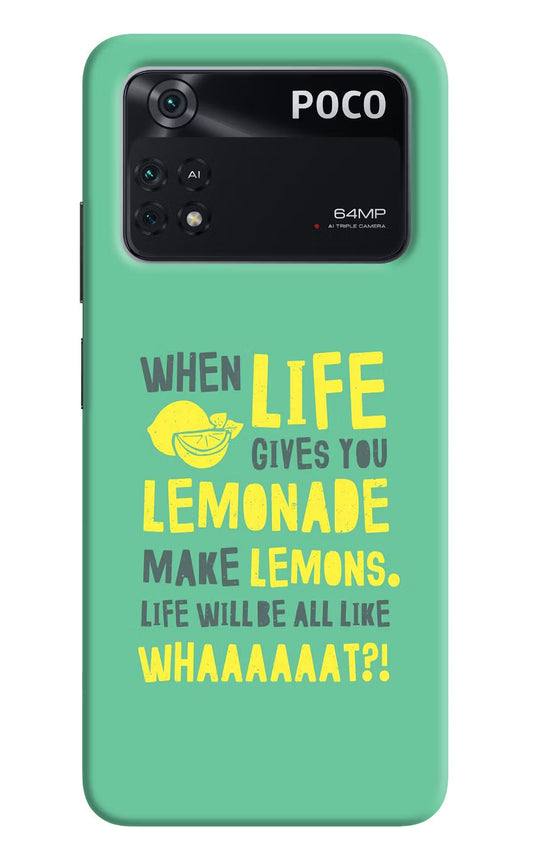 Quote Poco M4 Pro 4G Back Cover