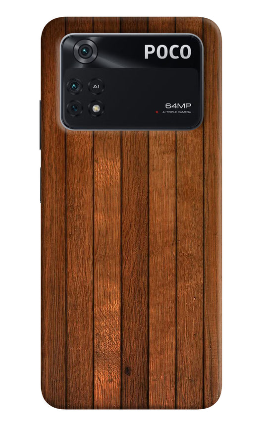 Wooden Artwork Bands Poco M4 Pro 4G Back Cover