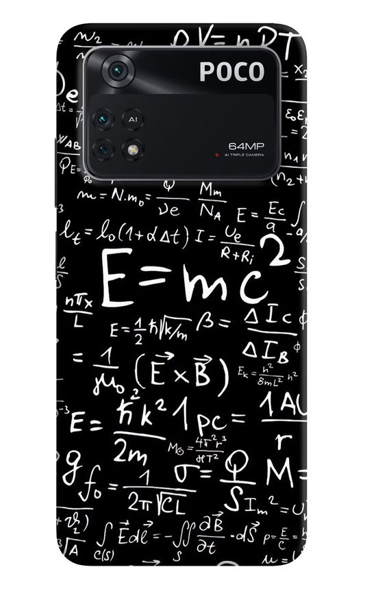 Physics Formula Poco M4 Pro 4G Back Cover