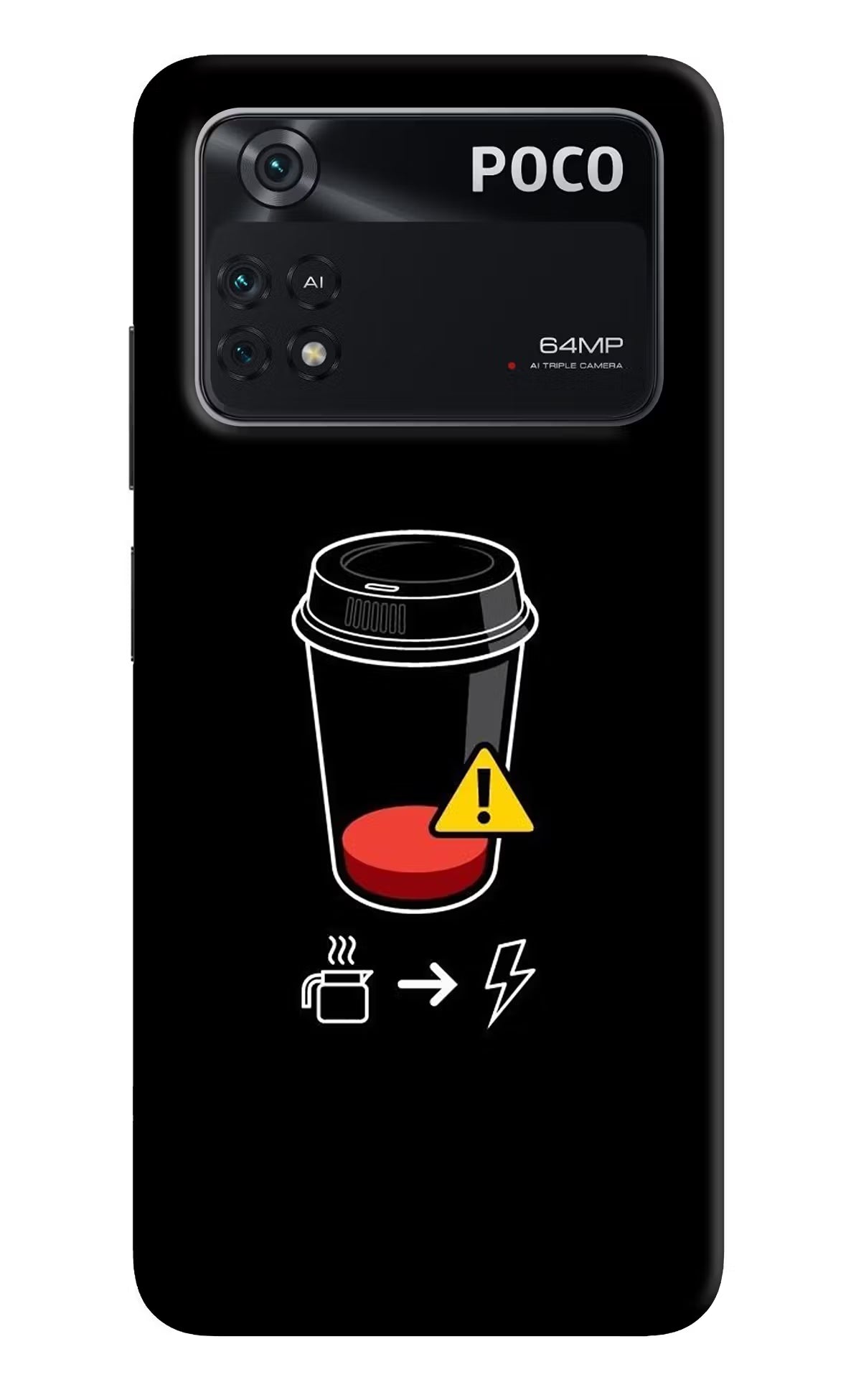 Coffee Poco M4 Pro 4G Back Cover