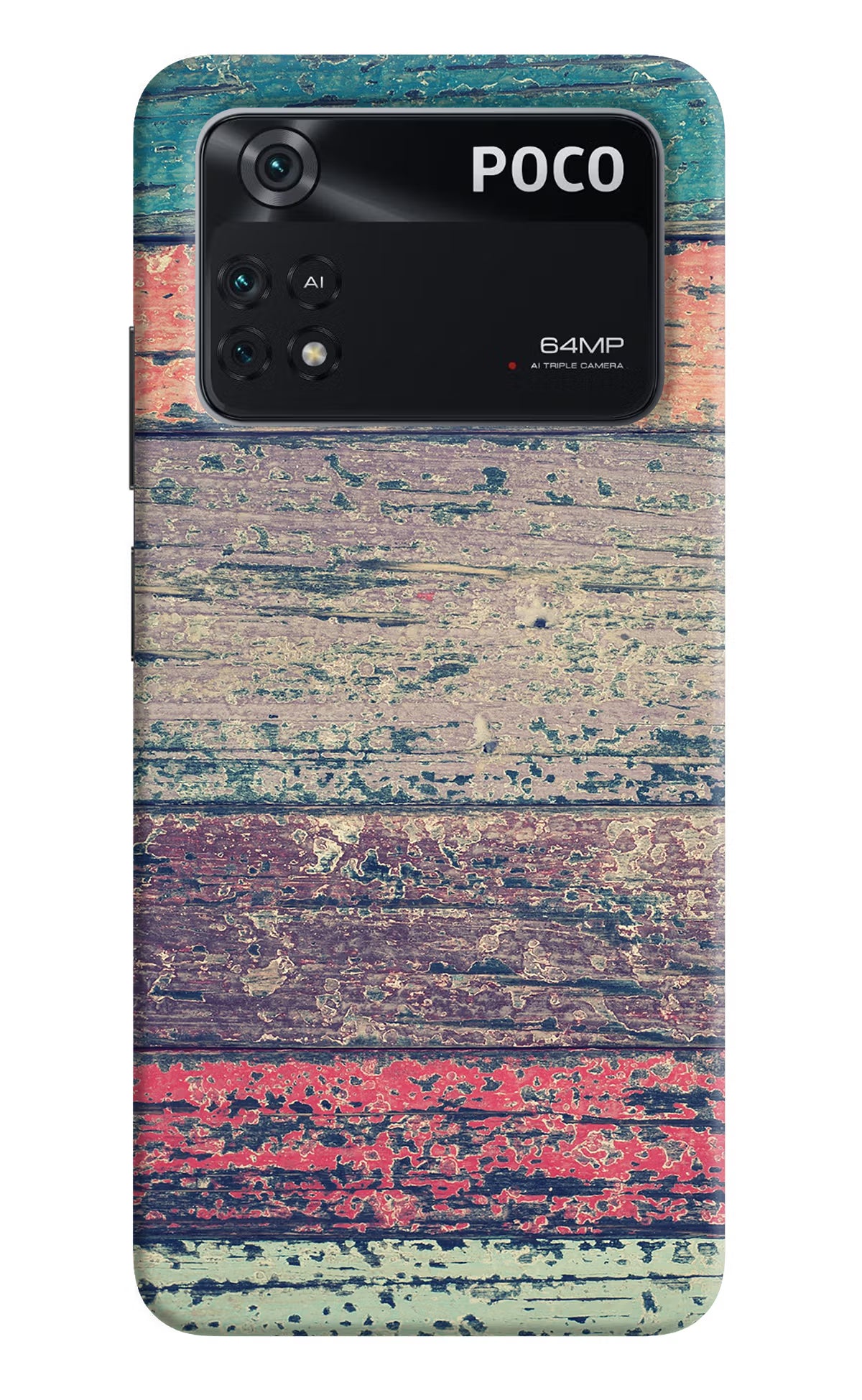 Colourful Wall Poco M4 Pro 4G Back Cover