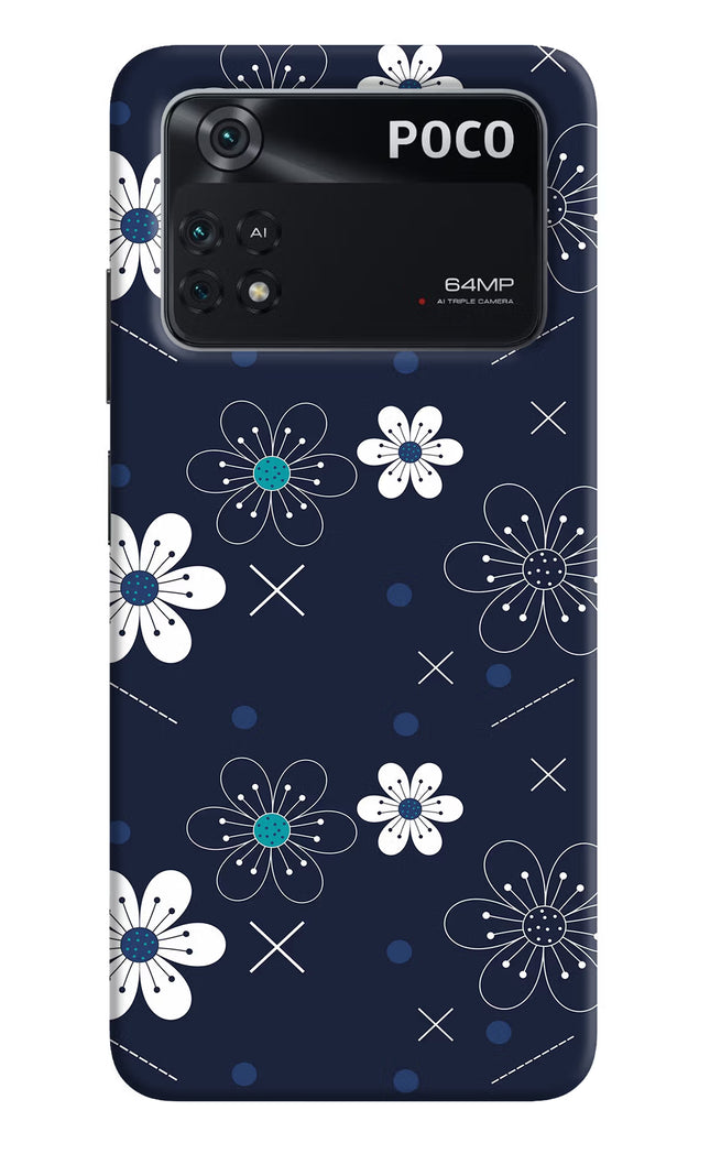 Flowers Poco M4 Pro 4G Back Cover