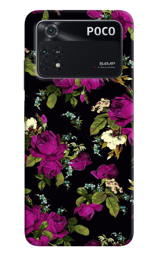 Flowers Poco M4 Pro 4G Back Cover