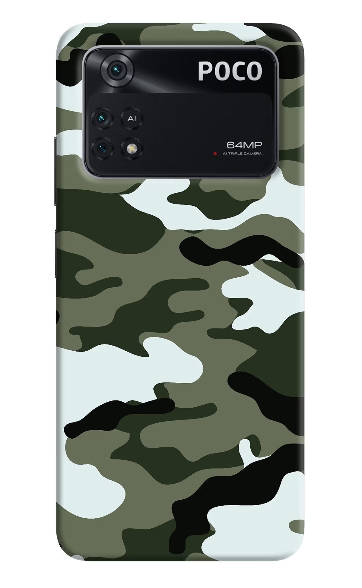 Camouflage Poco M4 Pro 4G Back Cover