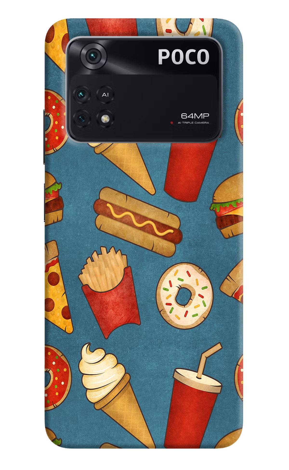 Foodie Poco M4 Pro 4G Back Cover