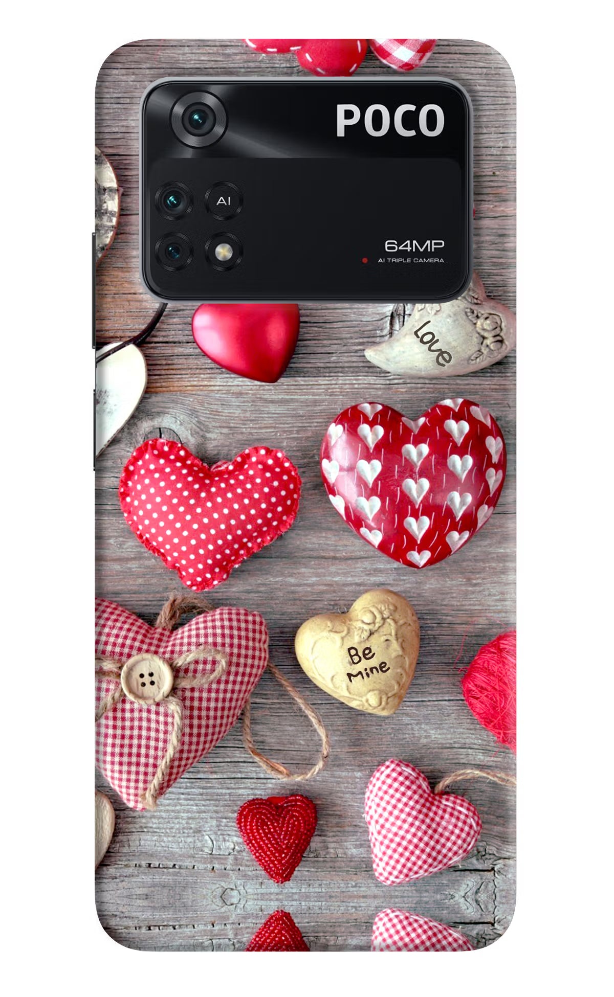 Love Wallpaper Poco M4 Pro 4G Back Cover
