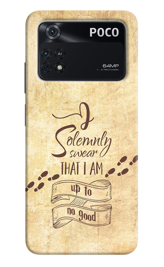 I Solemnly swear that i up to no good Poco M4 Pro 4G Back Cover