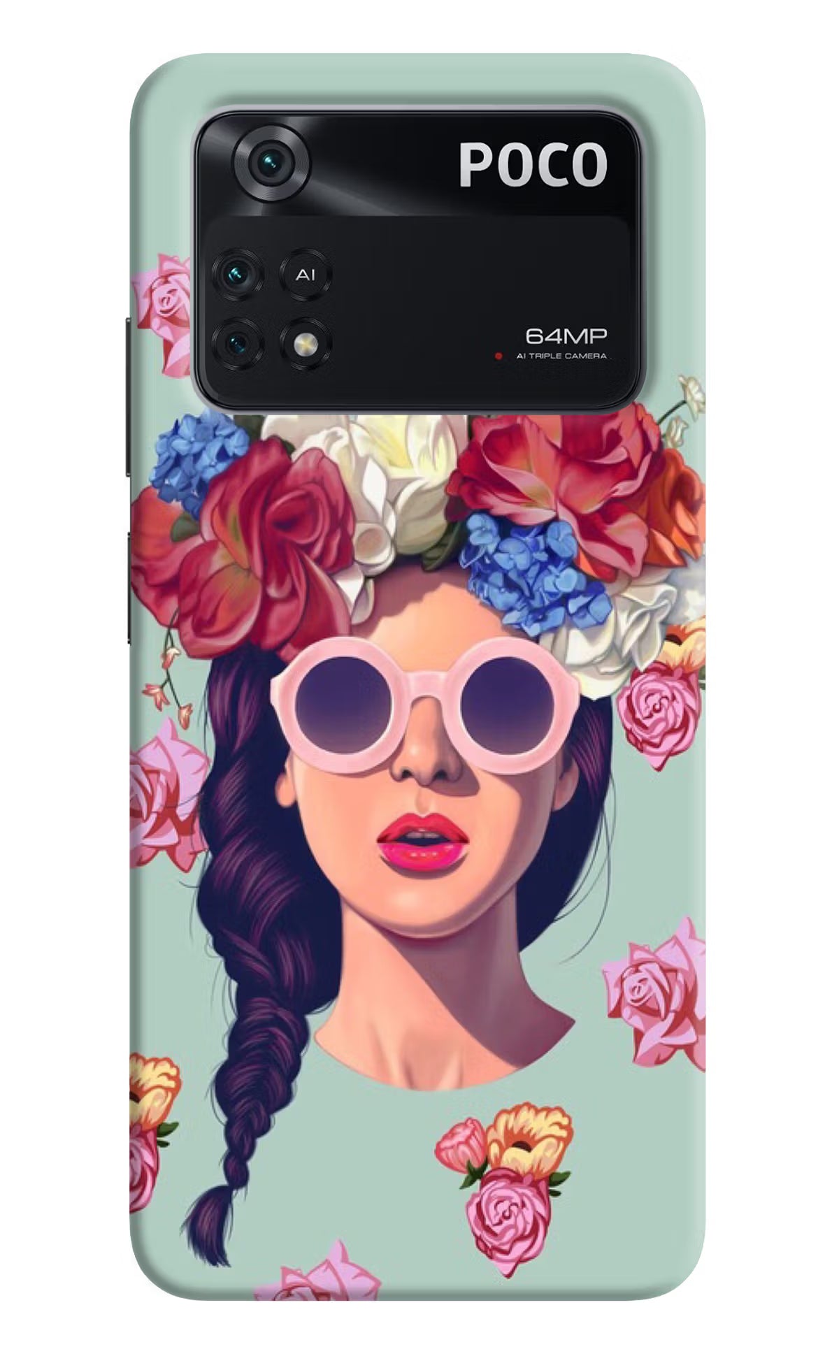 Pretty Girl Poco M4 Pro 4G Back Cover