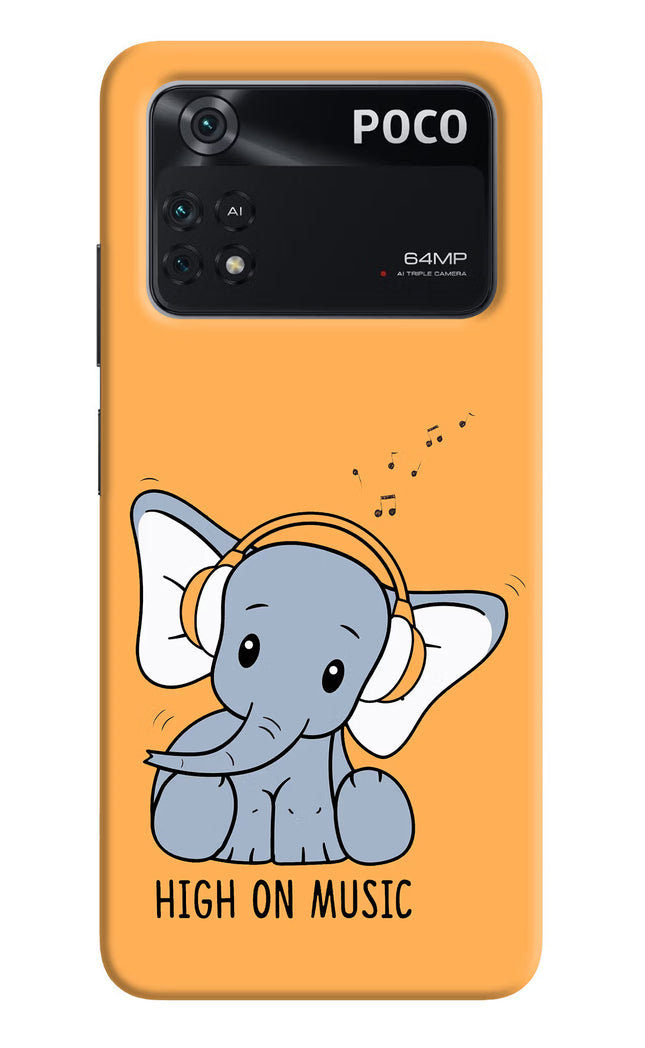 High On Music Poco M4 Pro 4G Back Cover