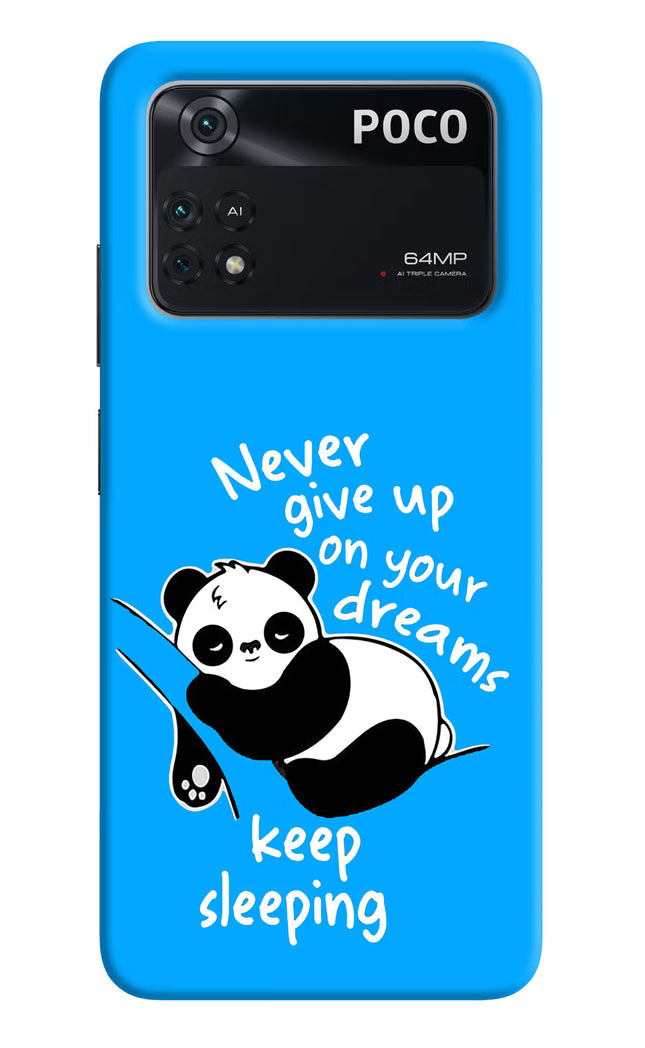 Keep Sleeping Poco M4 Pro 4G Back Cover