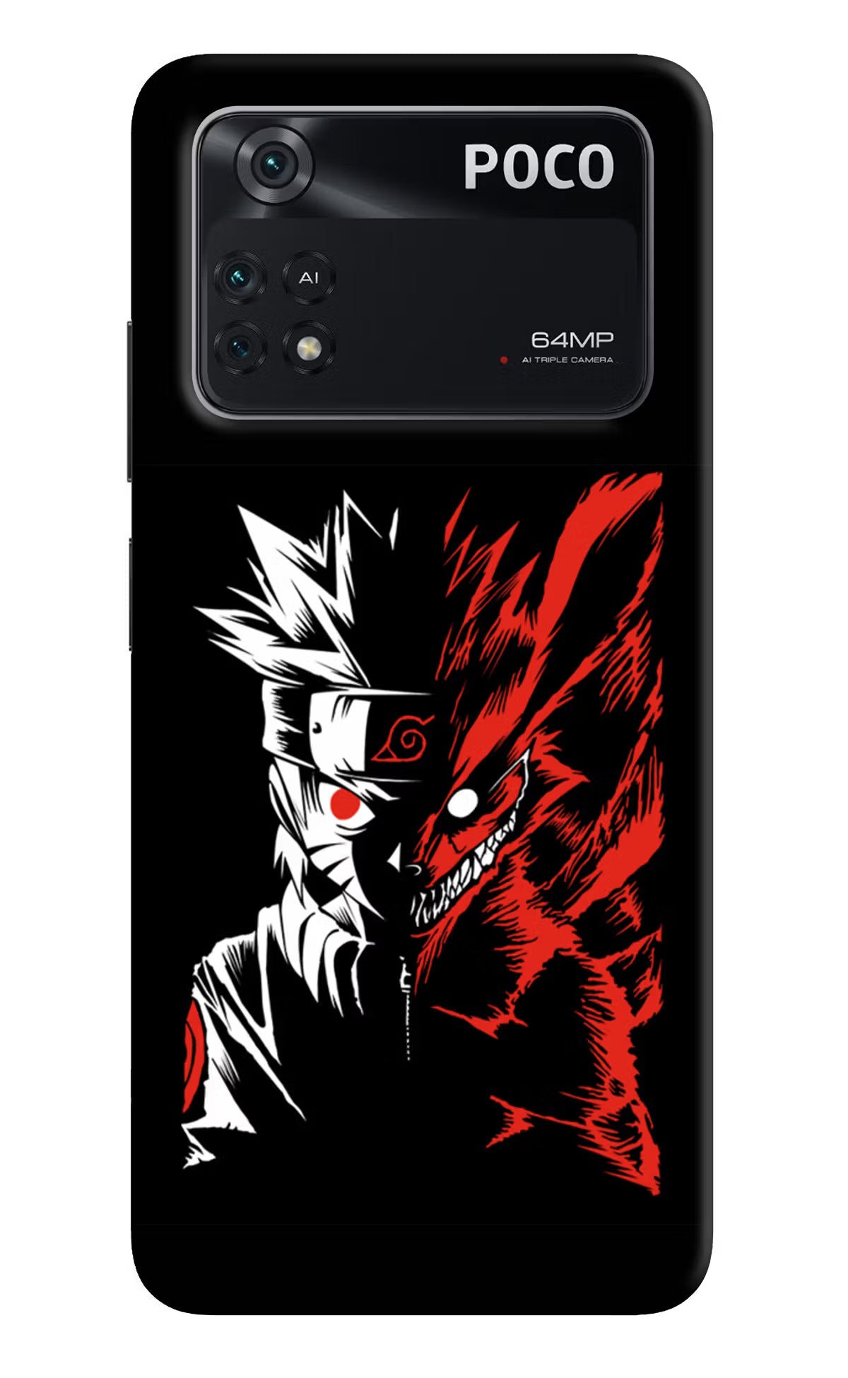 Naruto Two Face Poco M4 Pro 4G Back Cover