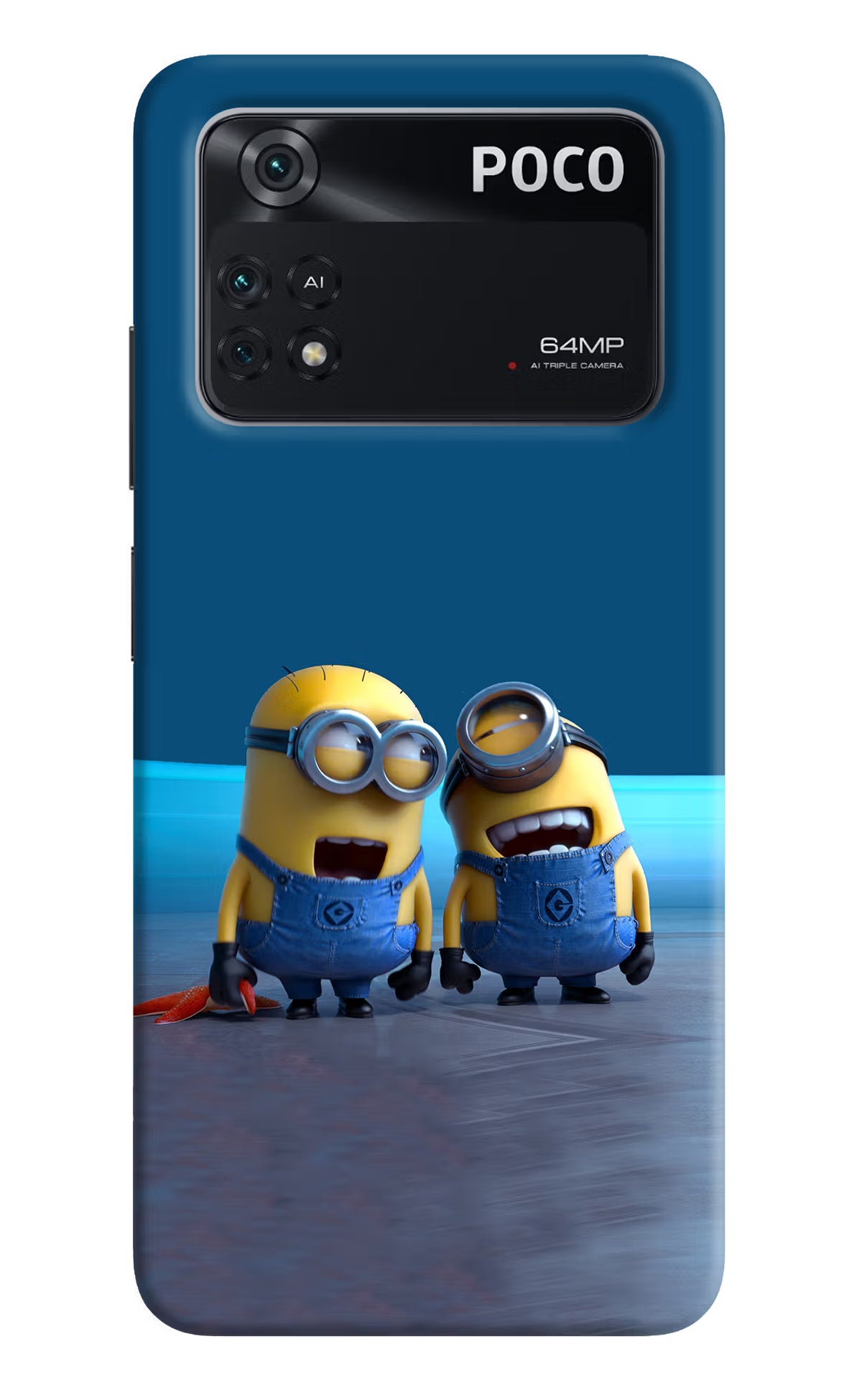 Minion Laughing Poco M4 Pro 4G Back Cover