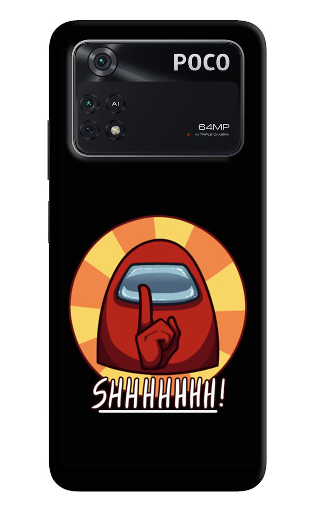 Among Us Shhh! Poco M4 Pro 4G Back Cover