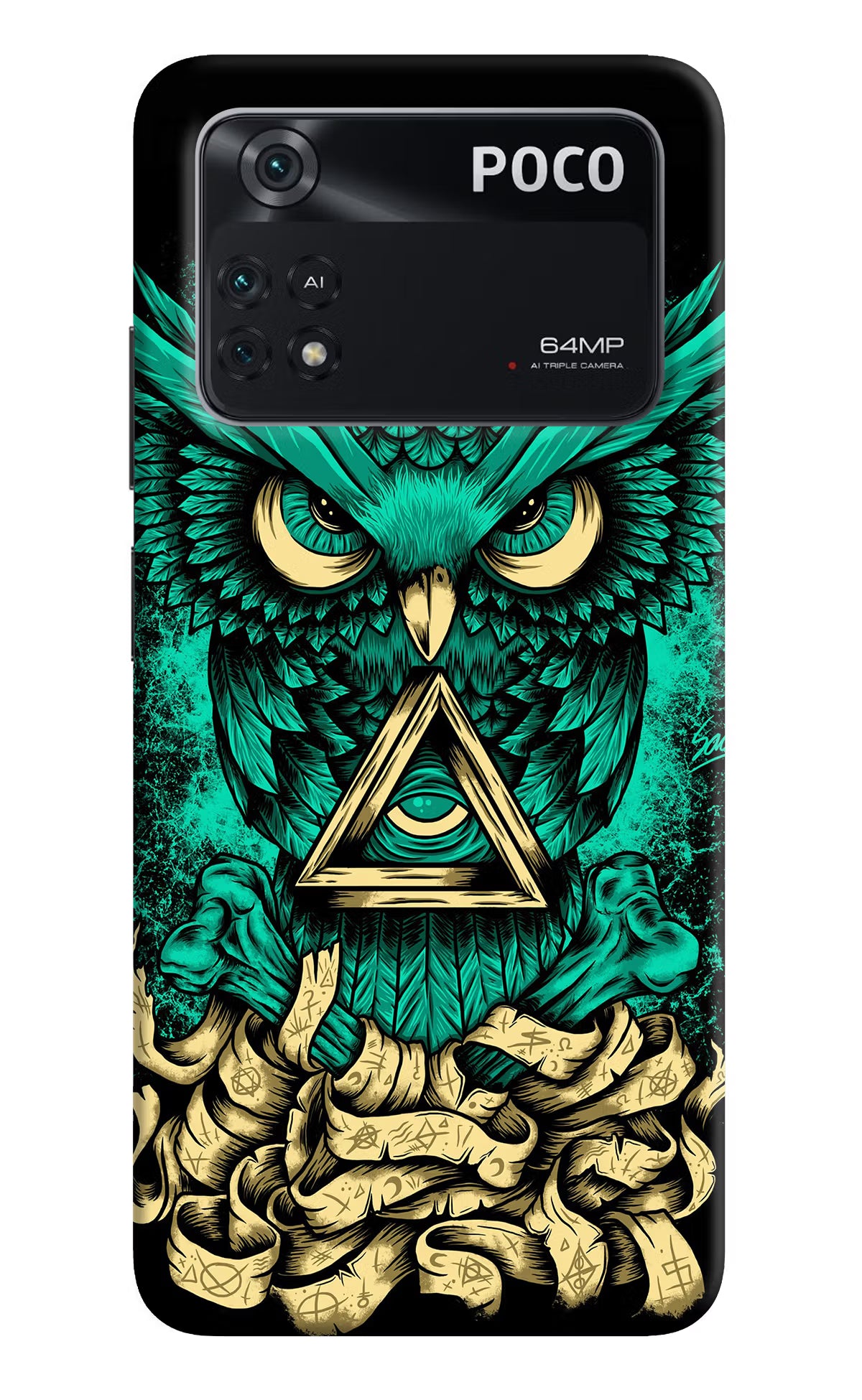 Green Owl Poco M4 Pro 4G Back Cover