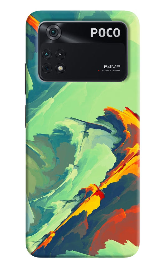 Paint Art Poco M4 Pro 4G Back Cover