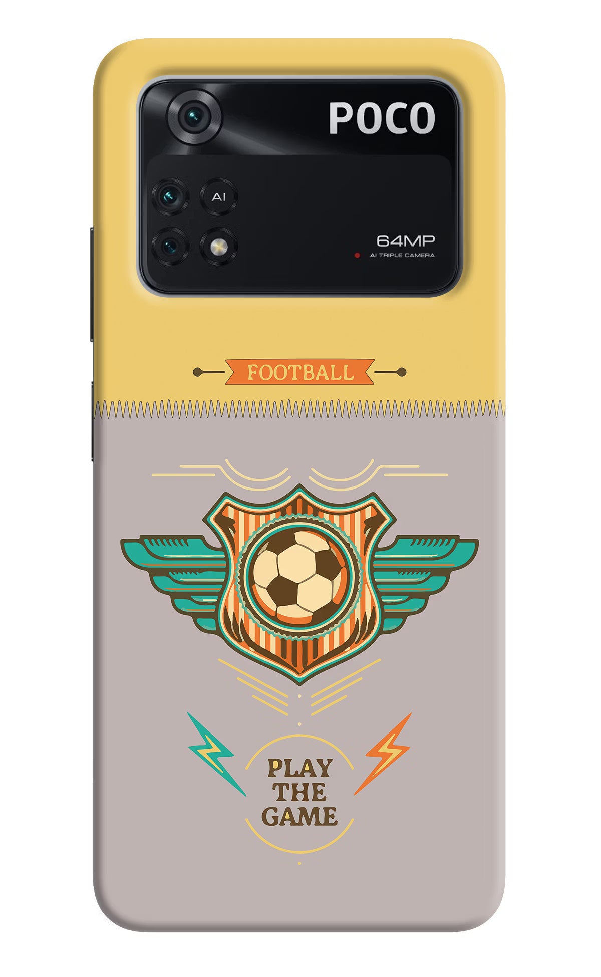 Football Poco M4 Pro 4G Back Cover