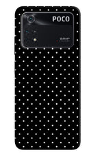 White Dots Poco M4 Pro 4G Back Cover