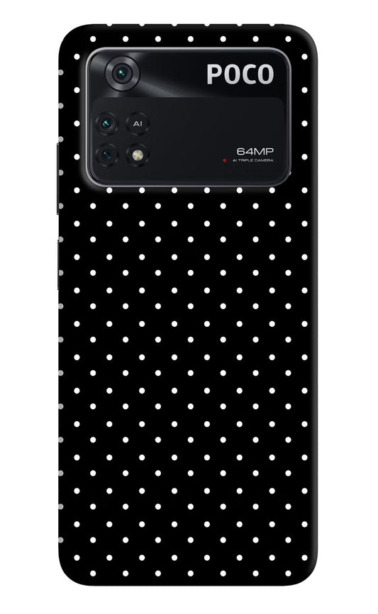White Dots Poco M4 Pro 4G Back Cover