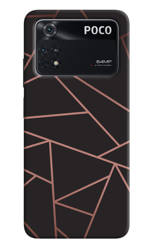 Geometric Pattern Poco M4 Pro 4G Back Cover