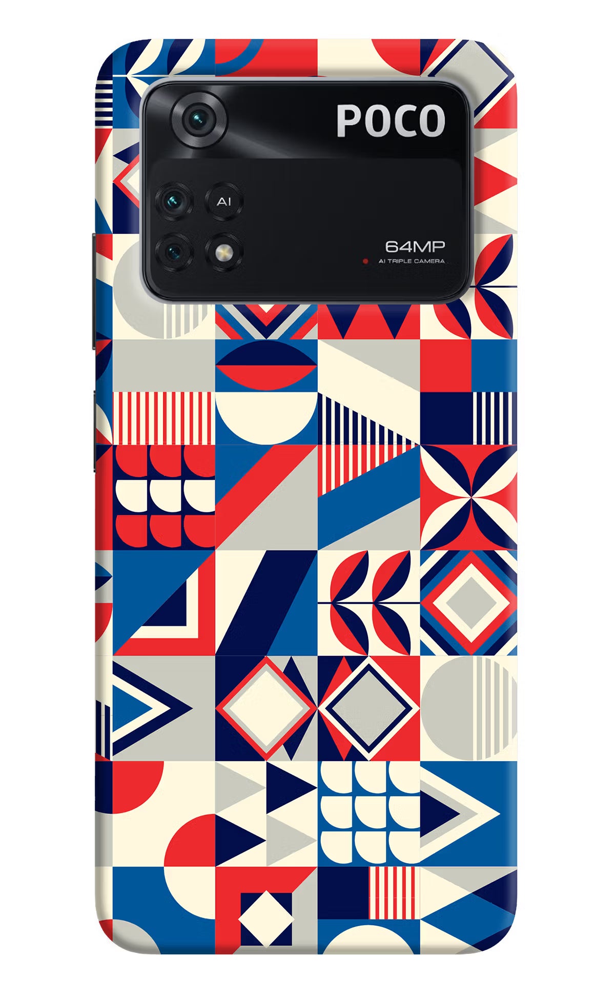 Colorful Pattern Poco M4 Pro 4G Back Cover