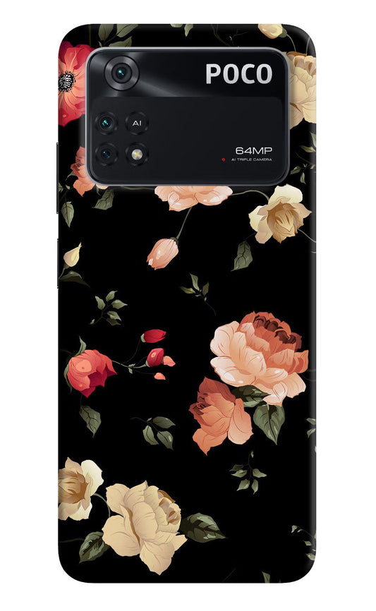 Flowers Poco M4 Pro 4G Back Cover