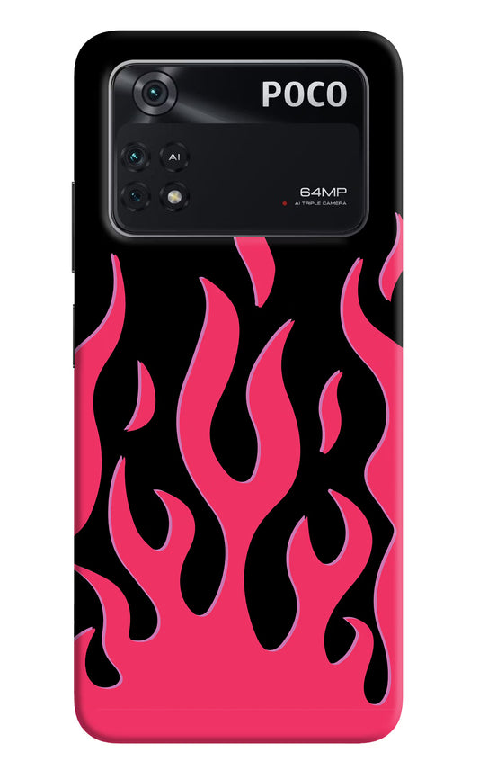 Fire Flames Poco M4 Pro 4G Back Cover