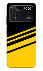 Yellow Shades Poco M4 Pro 4G Back Cover