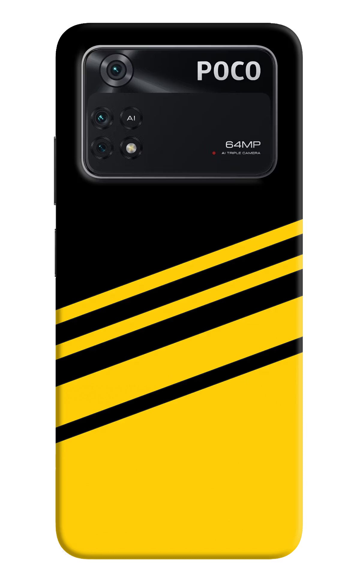 Yellow Shades Poco M4 Pro 4G Back Cover