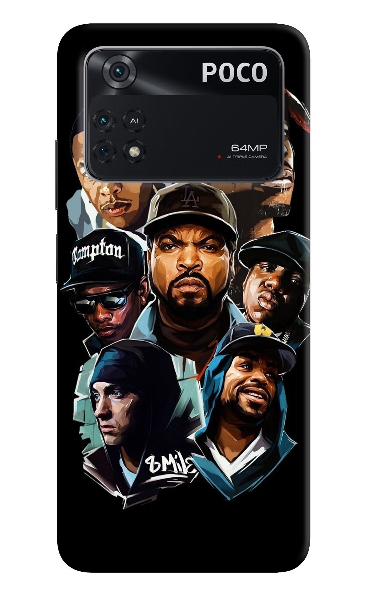 Rappers Poco M4 Pro 4G Back Cover