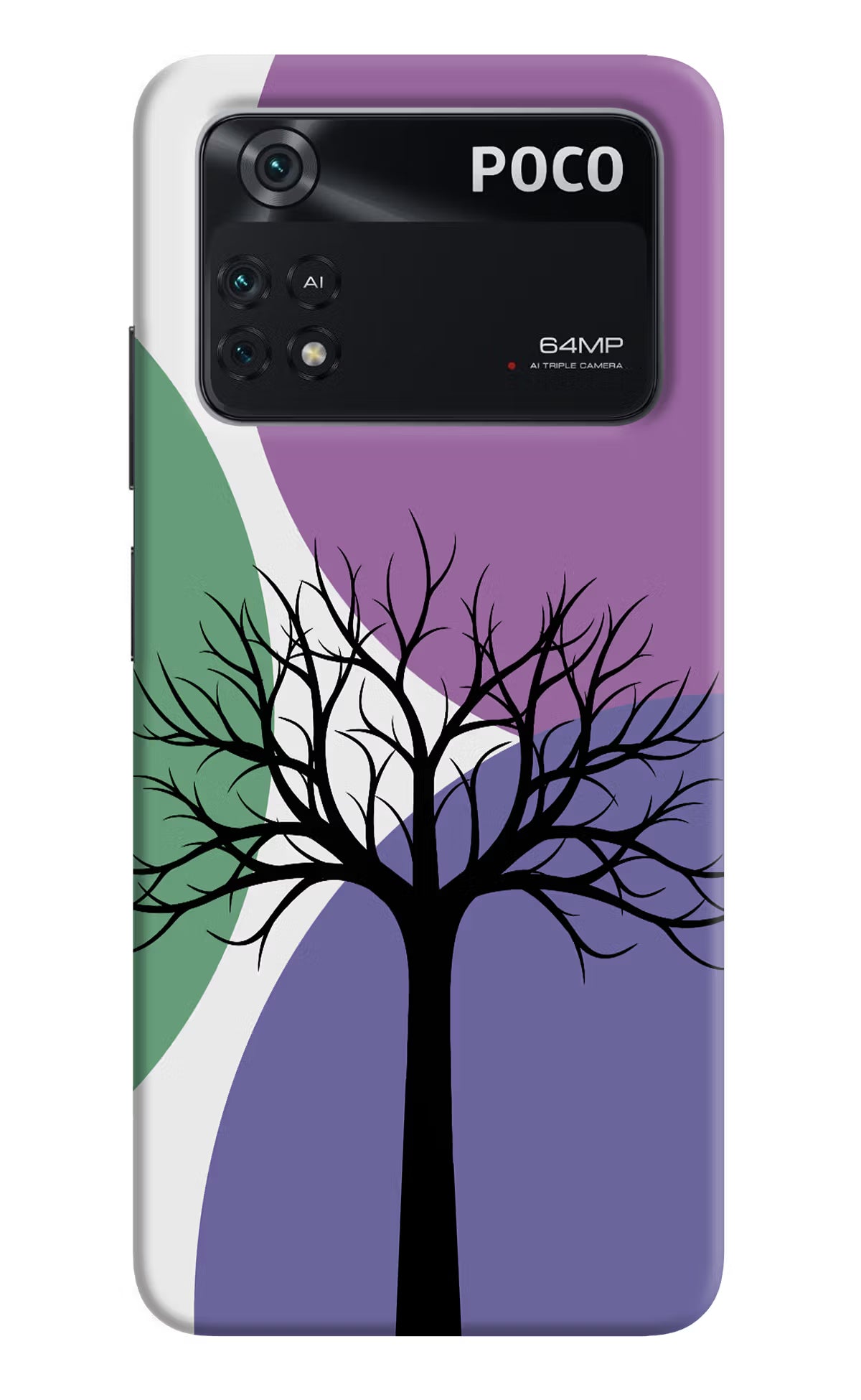 Tree Art Poco M4 Pro 4G Back Cover